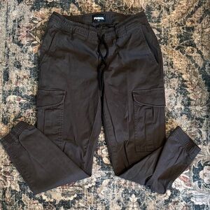 RSQ Men's Cargo Pants in Dark Brown